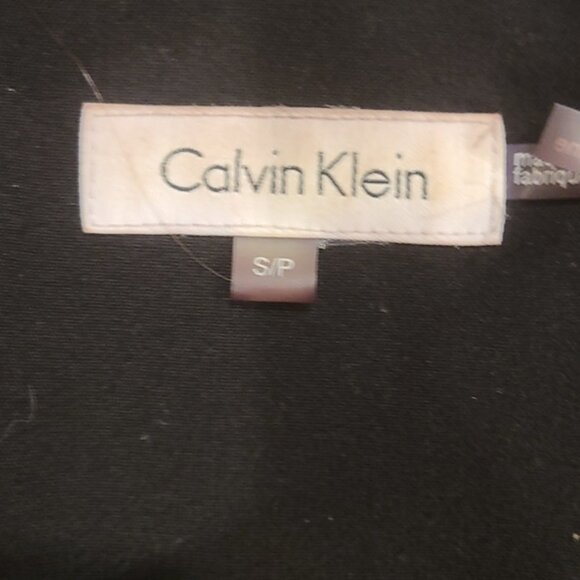 Calvin Klein Black Faux Leather Moto jacket - Picture 6 of 7